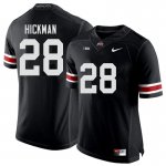 Men's Ohio State Buckeyes #28 Ronnie Hickman Black Nike NCAA College Football Jersey Black Friday GXM0144EK